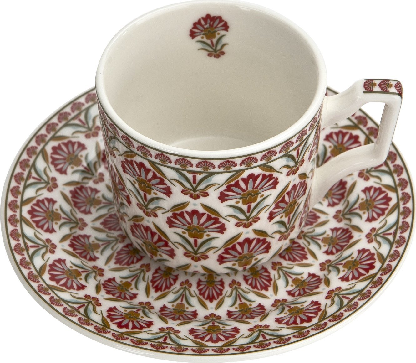 DUO Kpl.2 filiżanek ze spodkami 120 ml Carnatio do espresso