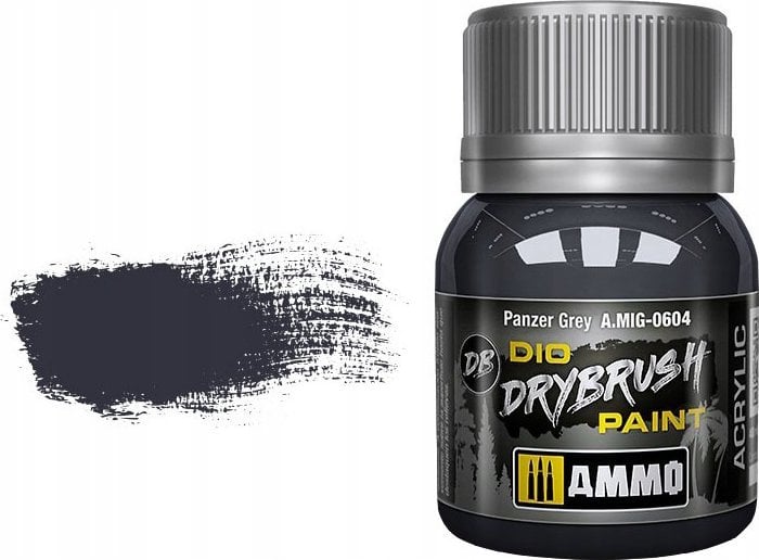 Vallejo Ammo: DIO Drybrush - Panzer Grey