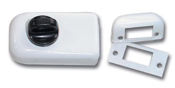 Zamek nawierzchniowy uniwersalny 60mm biały 1szt.