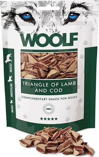 Brit WOOLF 100g LAMB TRIANGLE COD