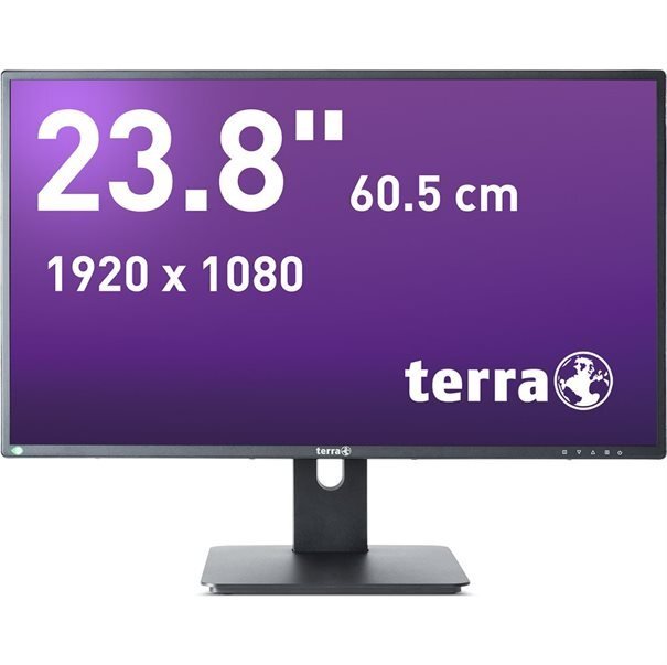 Monitor Wortmann AG TERRA LCD/LED 2456W PV V4 czarny USB-C, DP, HDMI GREENLINE PLUS