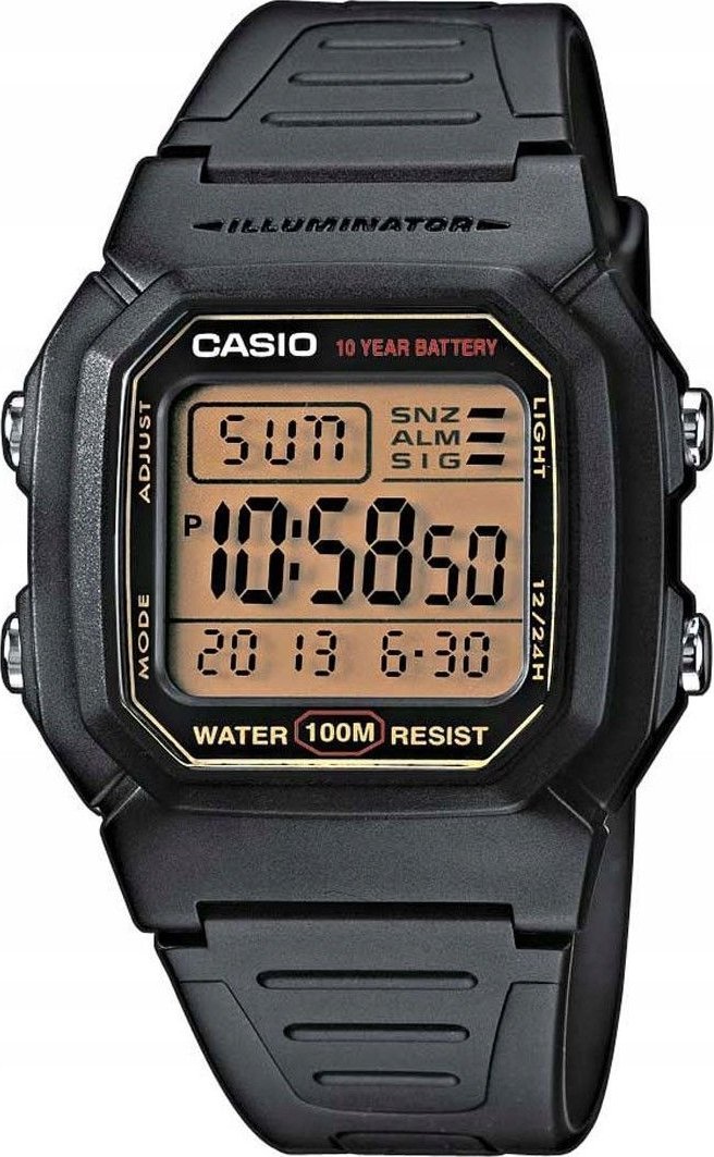 Zegarek Casio ZEGAREK MĘSKI CASIO W-800HG-9AVDF