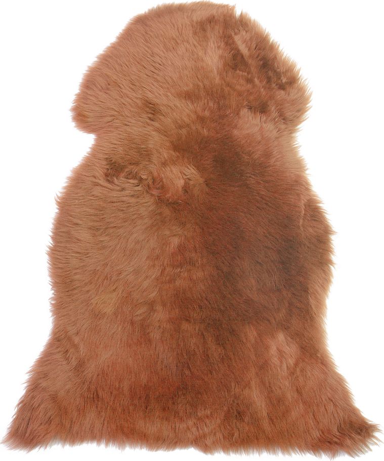 Beliani Skóra owcza jasnobrązowa ULURU