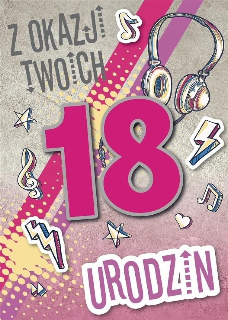 Armin Style Karnet Urodziny Osiemnastka GM-820