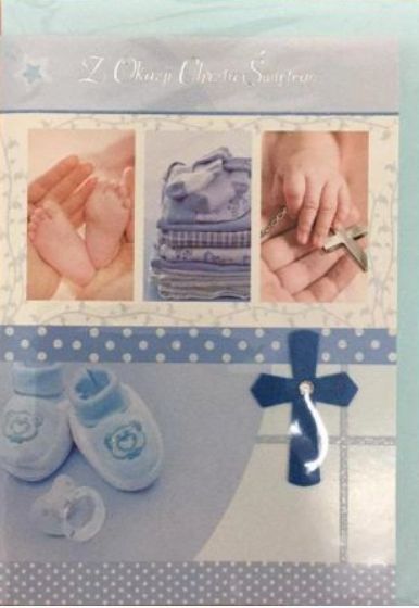 Panorama Karnet chrzest B6 Premium 8 + koperta