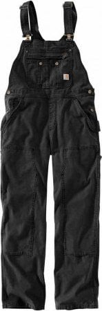 Carhartt Ogrodniczki Crawford Double Front Black M
