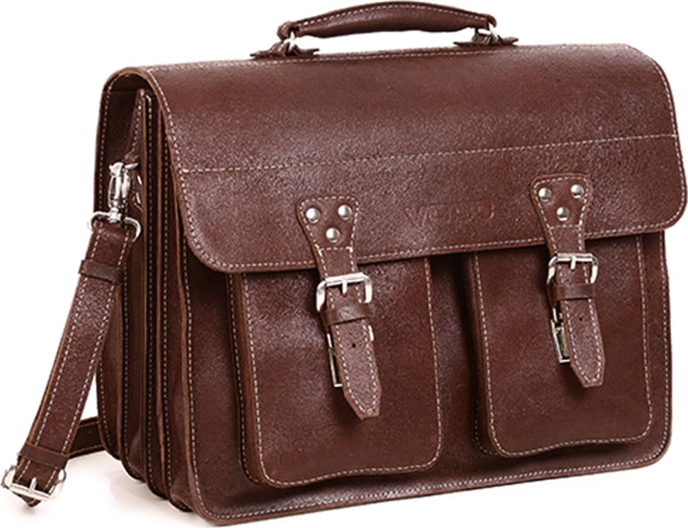 Kemer BIG torba biznesowa skórzana KEMER VOOC TC12 brąz uniwersalny