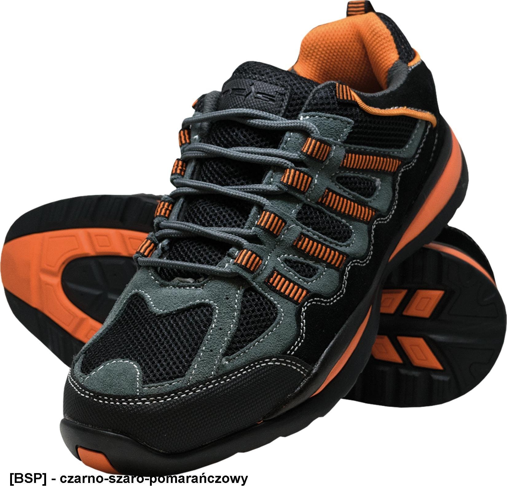 R.E.I.S. BRNIGER - półbuty sportowe z syntetycznej skóry, stalowy podnosek 44