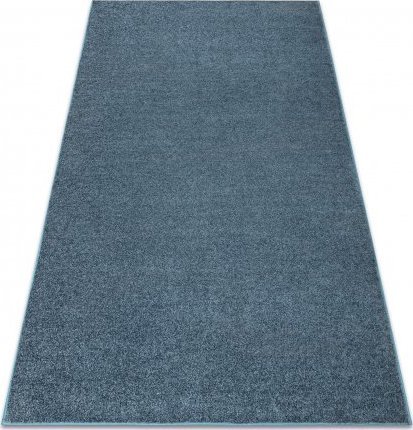 Dywany Łuszczów DYWAN - WYKŁADZINA INDUS granatowy 75 gładki, melanż, 200x450 cm