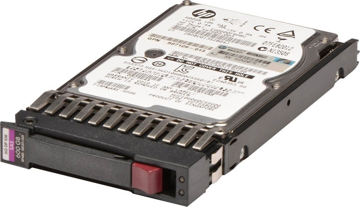 Dysk serwerowy HPE 600GB 2.5'' SAS-2 (6Gb/s) (714350-B21)