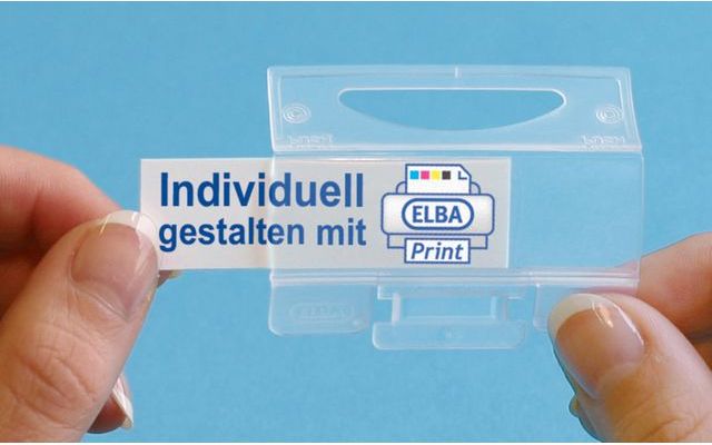 Elba Szyldziki opisowe do teczek, 25 sztuk