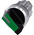 Siemens Napęd przełącznika 2 położeniowy O-I 22mm zielony z podświetleniem bez samopowrotu (3SU1052-2BF40-0AA0)