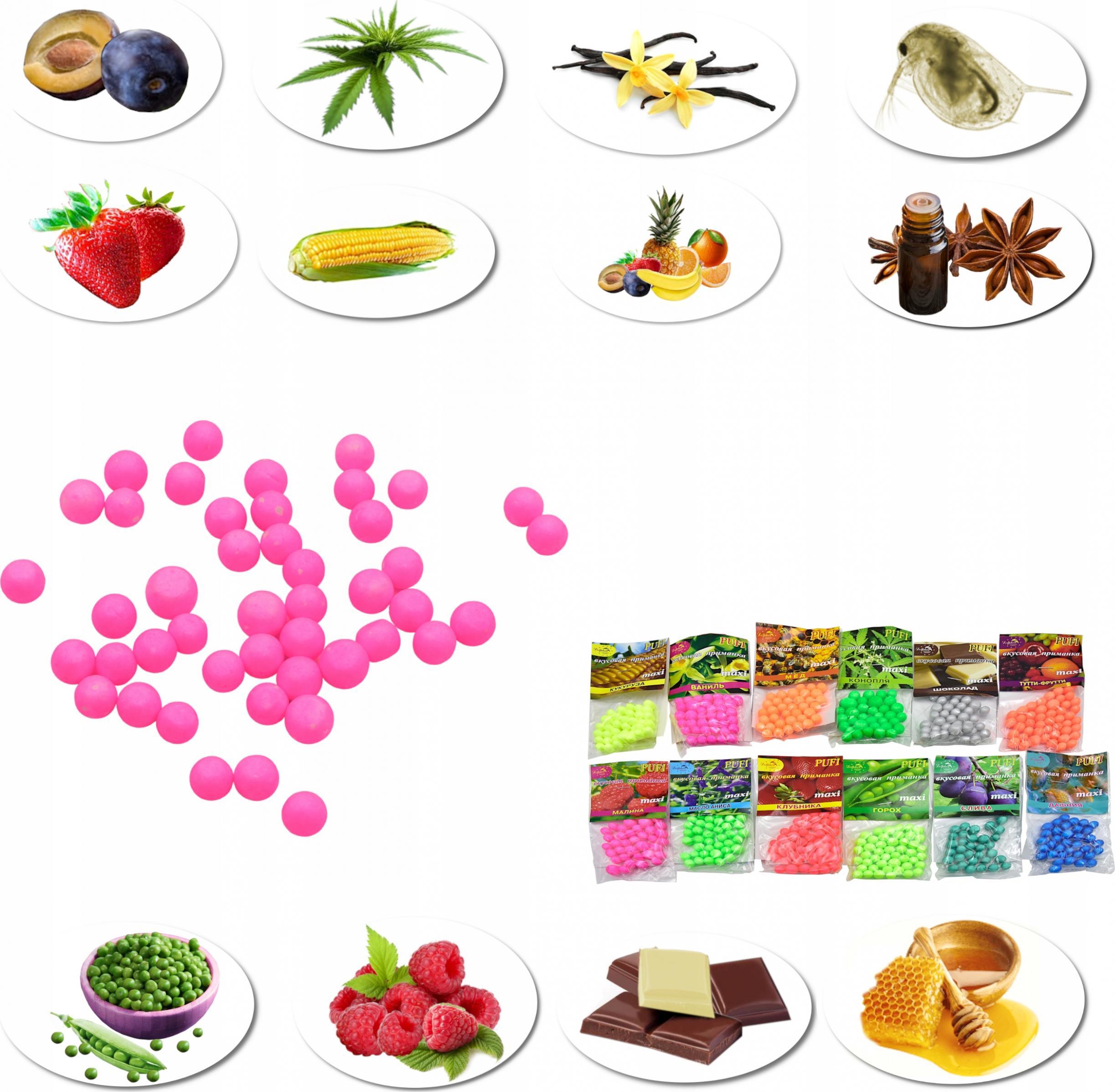 ZHIBO 12 rodzajów pachnących kulek styropianowych POP UP