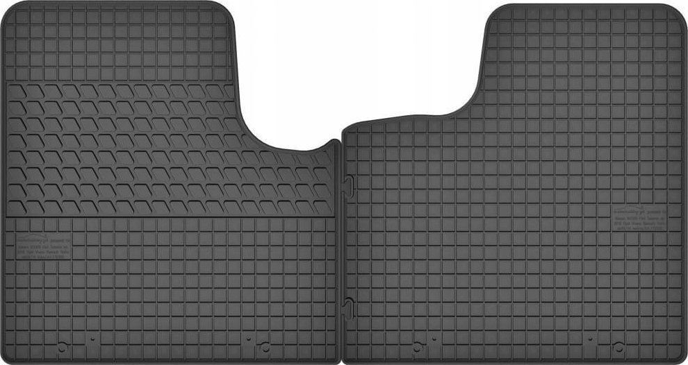 MotoHobby Opel Vivaro II Dywaniki gumowe PREMIUM stopery