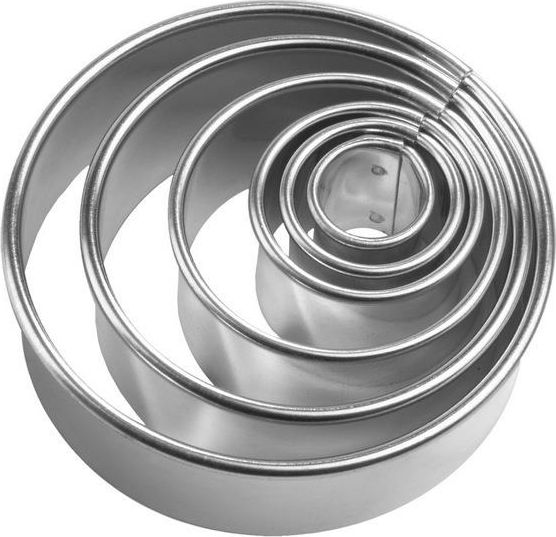 Orion Wykrawacz foremka do ciastek formowania KOŁO 5 el. uniwersalny