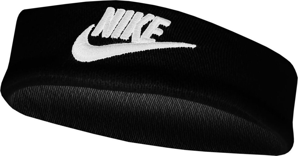 Nike Opaska na głowę Nike Classic Terry czarna N1008665010OS