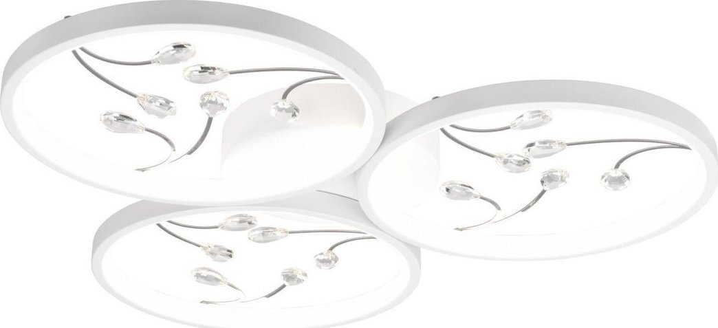 Lampa sufitowa DELIGHT Trio Groovy 642110331 plafon lampa sufitowa 1x30W LED 4000K biały