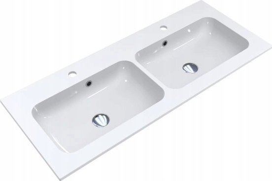 Umywalka Miraggio Umywalka podwójna wpuszczana 110 x 45 cm
