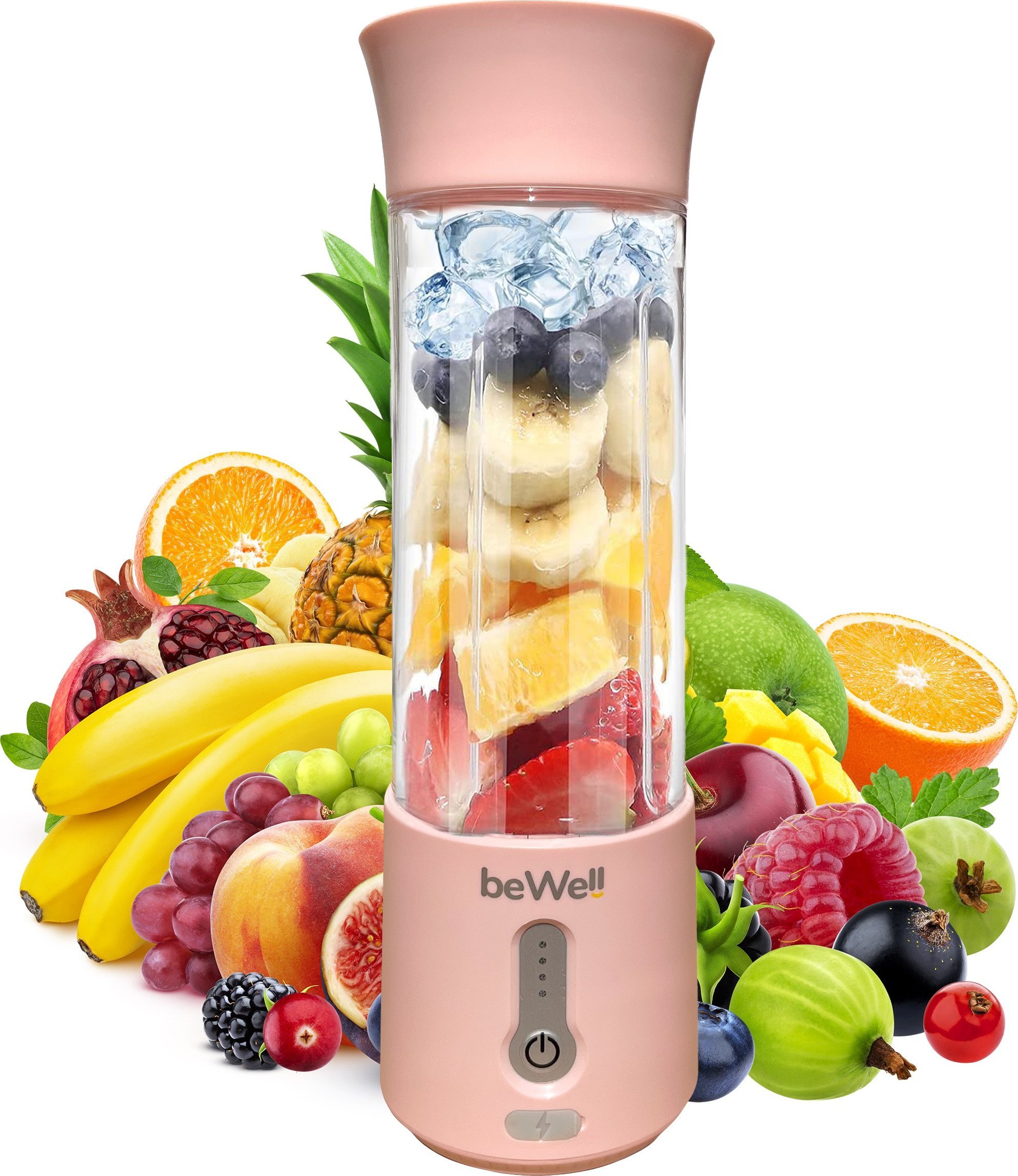 Blender kielichowy Bewell Blender do smoothie ręczny bezprzewodowy beWell