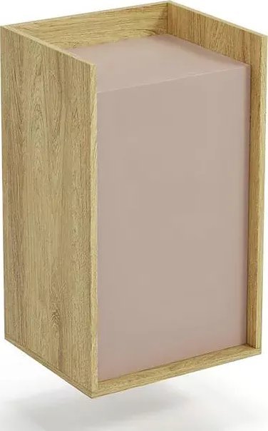 Elior Szafka modułowa 83cm hikora + róż antyczny - Horizonte 9X