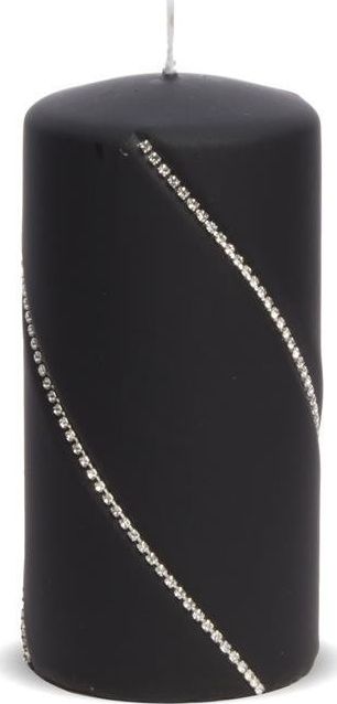 Pigmejka Świeca Bolero Mat walec średni czarna