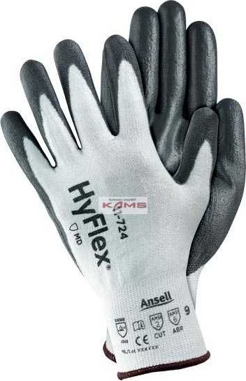 R.E.I.S. RAHYFLEX11-724 - Rękawice ochronne HYFLEX 11-724 z przędzy INTERCEPT, ścieg 13, r. 6