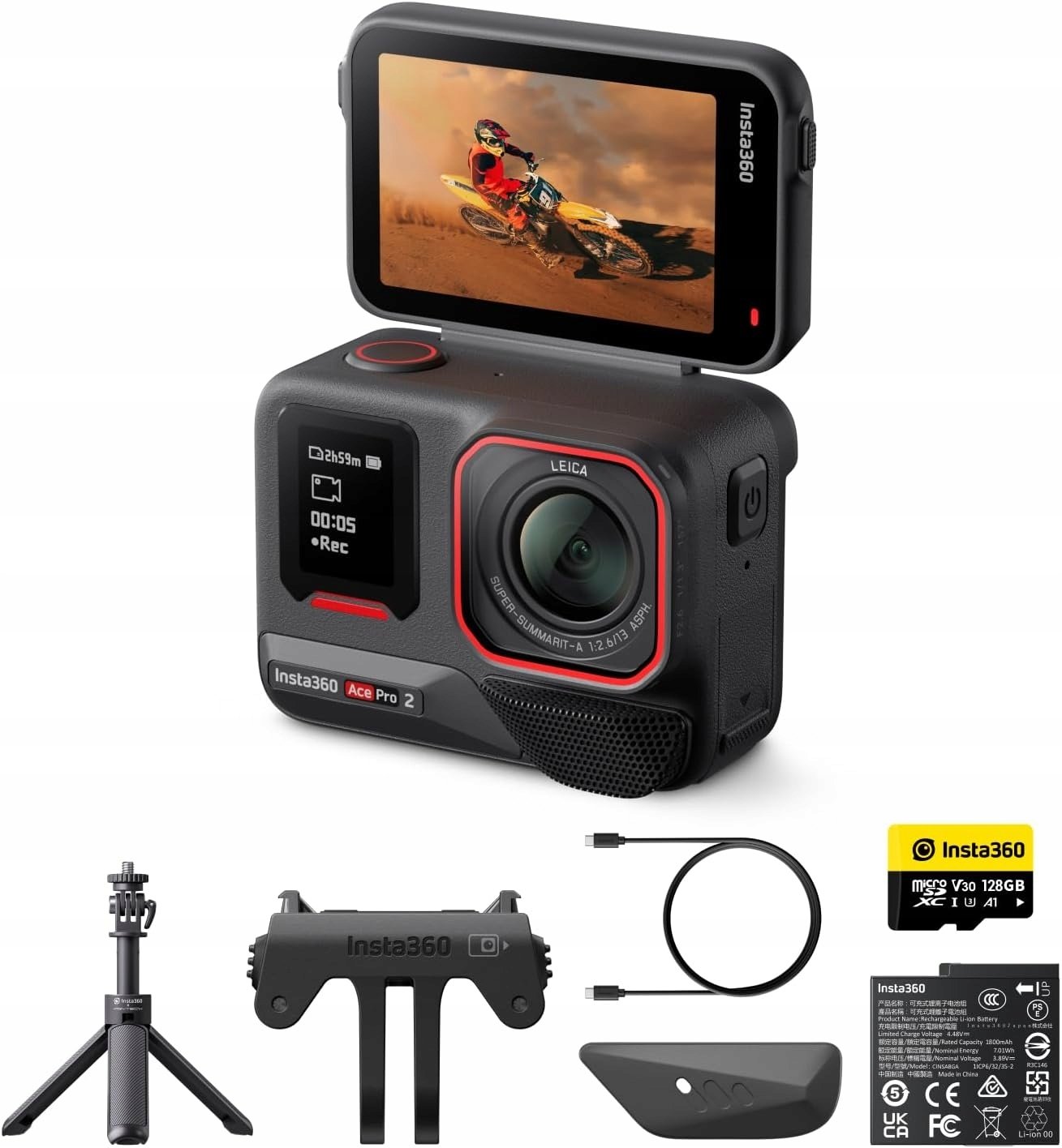 Kamera Insta360 Ace Pro 2 Zestaw On Go czarna