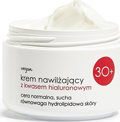 Ziaja Seria Pielęgnacyjna Krem nawilżający z kwasem hialuronowym 30+ 50 ml