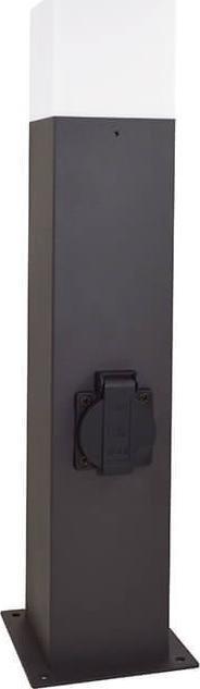 Polux Stojąca LAMPA ogrodowa NEW YORK 307323 zewnętrzna OPRAWA metalowy słupek outdoor IP44 grafitowy biały