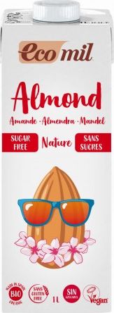 ECOMIL Napój migdałowy bez cukru BIO 1l Ecomil