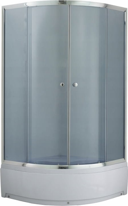Savana Kabina prysznicowa narożna półokrągła z brodzikiem 90x90cm Drzwi przesuwne