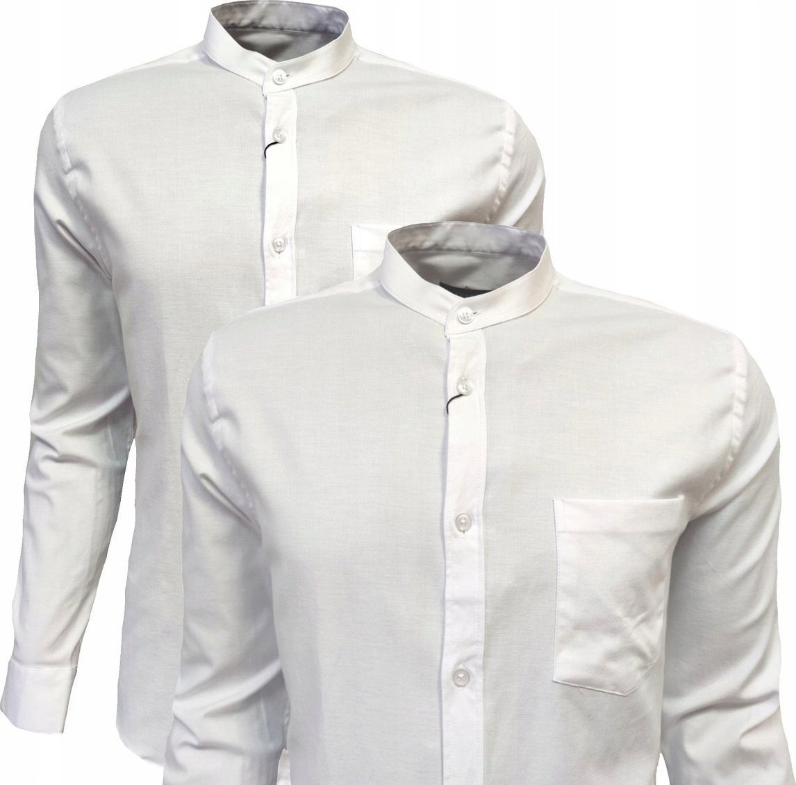 Anagre KOSZULA MĘSKA STÓJKA BIAŁA WIZYTOWA SPORTOWA L