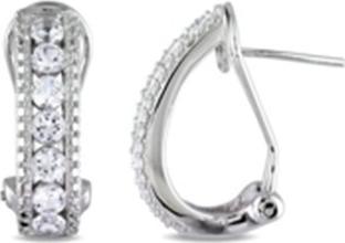 Srebro i Kamienie Srebrne kolczyki z cyrkoniami