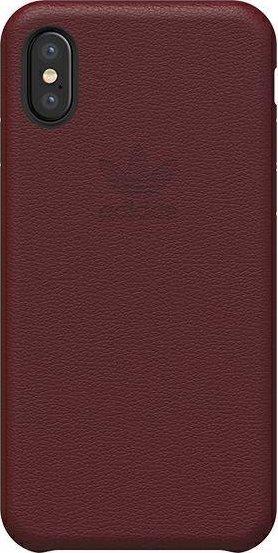 Adidas Adidas Slim Case LTHR iPhone X/Xs czerwony/red 28956