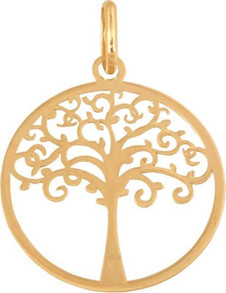 Lovrin Złota zawieszka 585 drzewo życia kółeczko