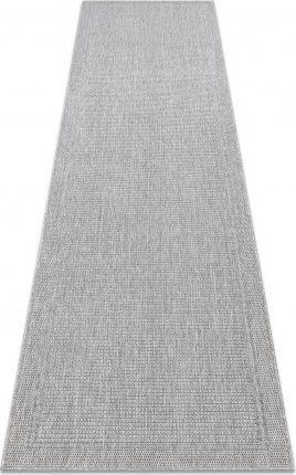 Dywany Łuszczów Dywan, chodnik TIMO 5979 SZNURKOWY SIZAL outdoor ramka jasny szary, 70x200 cm