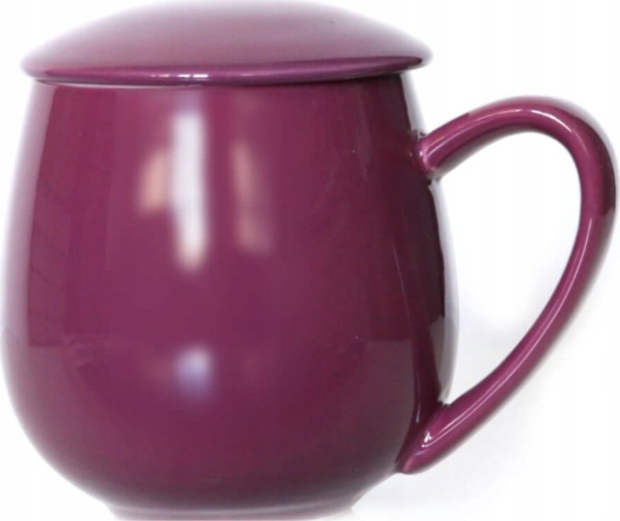 Cup&You Kubek z nierdzewnym zaparzaczem PURPUROWY 350ml