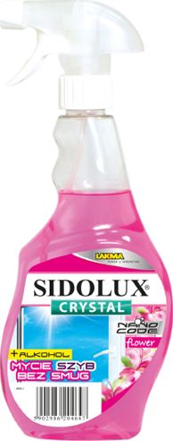 Sidolux Płyn do szyb Crystal Flower 500ml uniwersalny