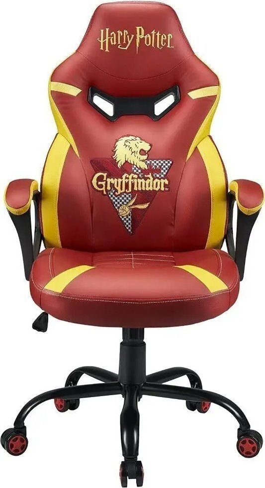 Fotel Subsonic Subsonic Junior Griffindor Fotel dla gracza Wyściełane siedzisko tapicerowane Pomarańczowy, Czerwony