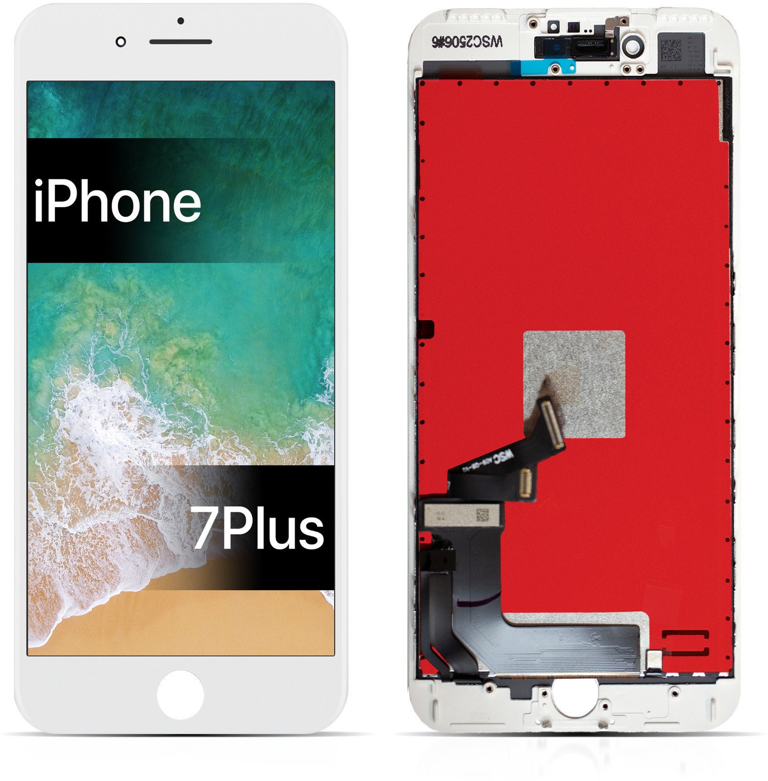 Wyświetlacz do iPhone 7 Plus Ekran LCD Biały A1661 A1784 (5904858300075)