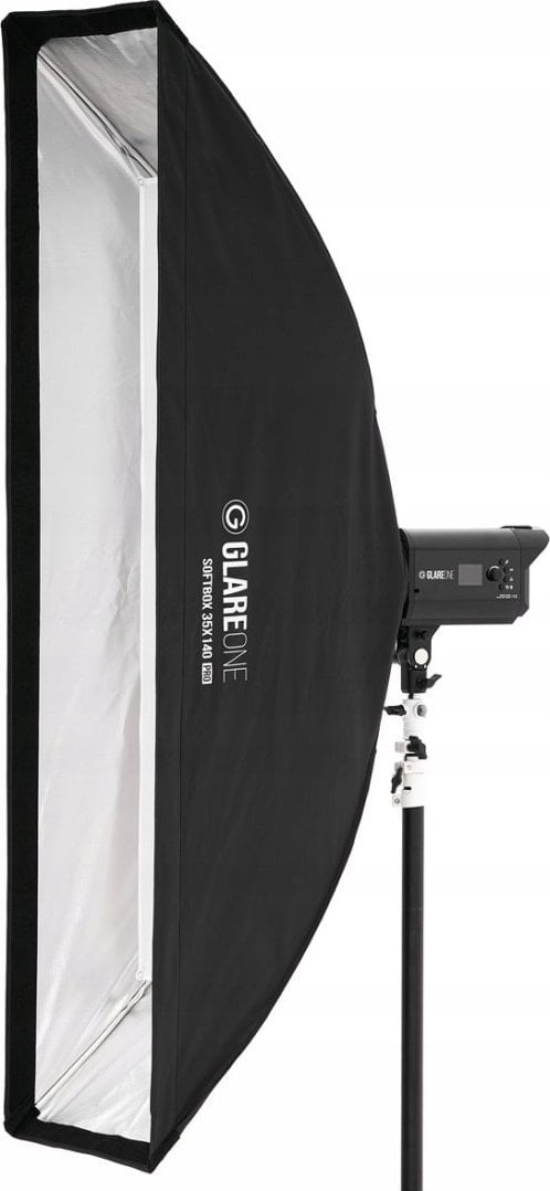 Lampa studyjna GlareOne GlareOne Softbox 35x140 PRO - zestaw z gridem