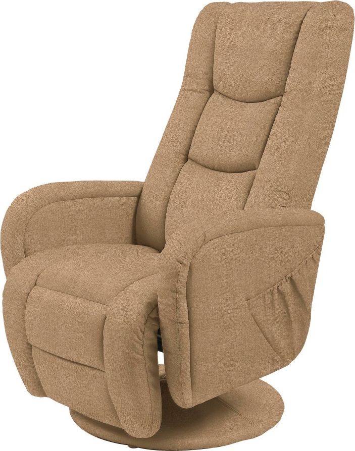 Selsey Fotel Ridera z funkcją masażu beżowy