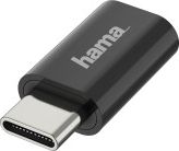 Adapter USB Hama USB-C - microUSB Czarny (002003100000)