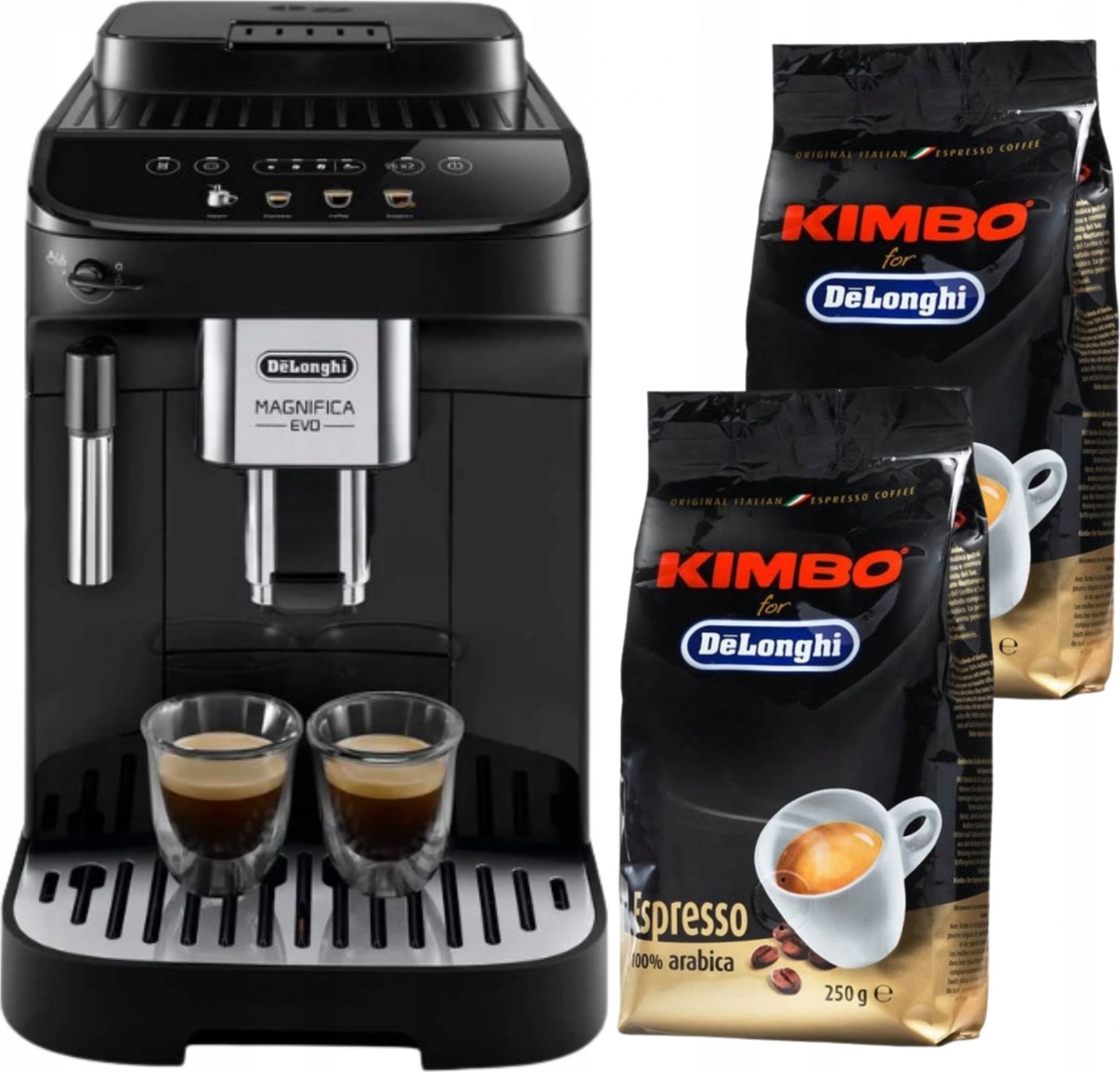 Ekspres ciśnieniowy DeLonghi Magnifica Evo ECAM 290.22.B + 500g Kawy