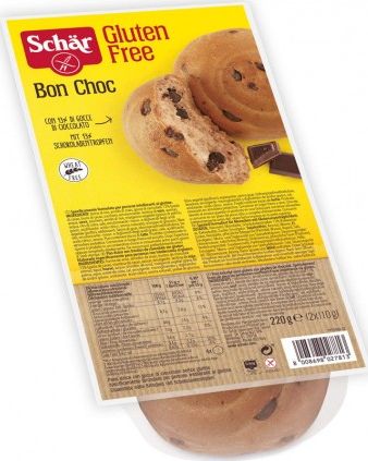 Schar Bon choc bułki z kawałkami czekolady bezglutenowe 220 g Schar