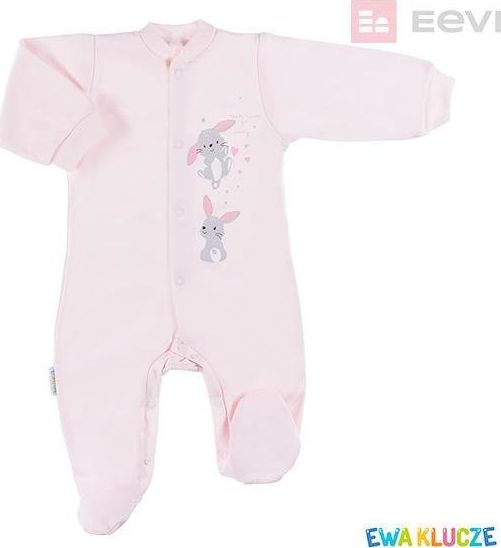 Ewa Klucze PAJAC niemowlęcy wyprawka FAMILY DZIEW RÓŻ 074 80
