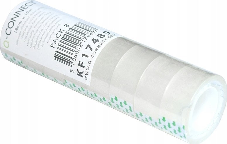 Q-Connect Taśma biurowa Q-CONNECT, 18mm, 10m, 8szt.