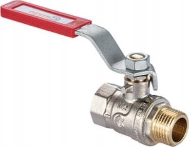 ARKAINSTALACJE Zawór kulowy Calido-S30 CA/ZK-WZR32-OK z rączką z okienkiem W/Z 11/4", PN30