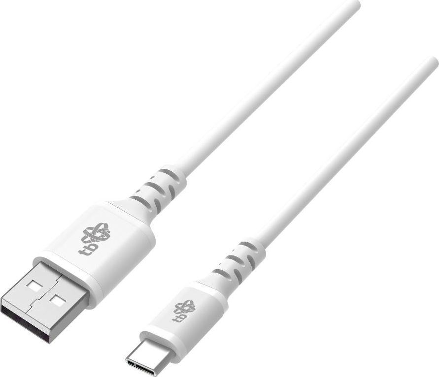 Kabel USB TB Print USB-A - USB-C 1 m Biały (1_742417)
