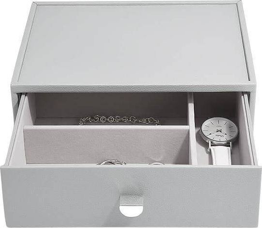 Stackers Szkatułka na biżuterię Stackers classic kamienna szarość z szufladą